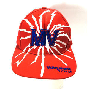 Shockwave Snapback Hat Vtg. 90's Rio Las Vegas Hotel Casino Masquerade Village